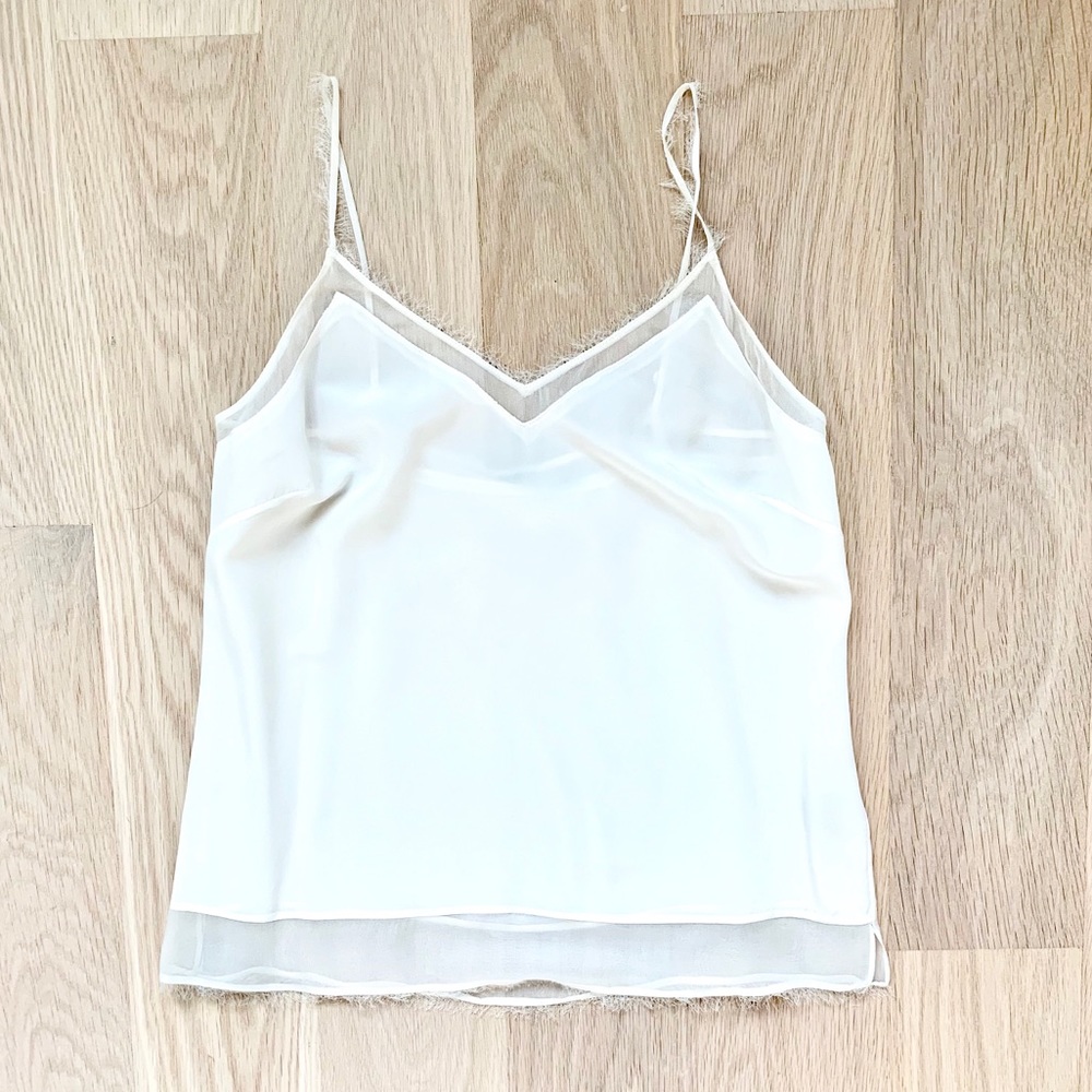 Elie Tahari Ivory Silk Cami (EUC)